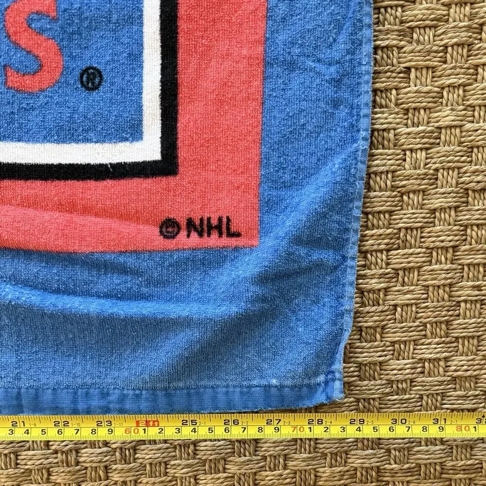Vintage New York Rangers NHL Hockey Beach Towel 29” X 56”